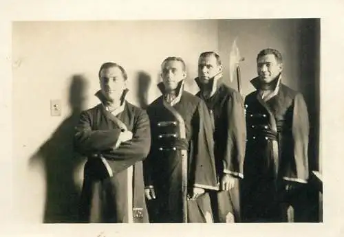 Anonymous persons theatre costumes uniforms