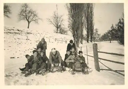 Romania winter 1942 sledge