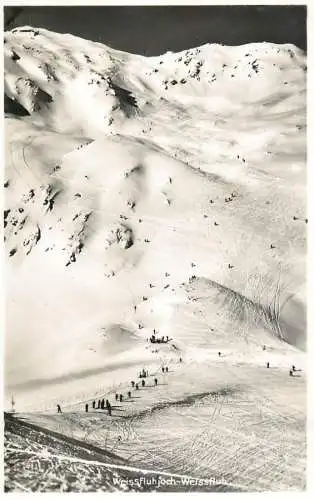 Switzerland postcard Weissfluhjoch Weissfluh