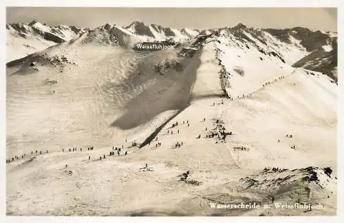 Switzerland postcard Parsenn blick gegen Gorihorn