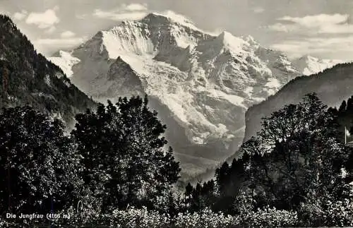Switzerland postcard die Jungfrau