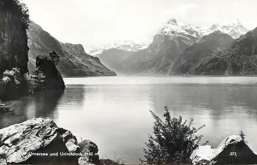 Switzerland postcard Urnersee und Urirofstock