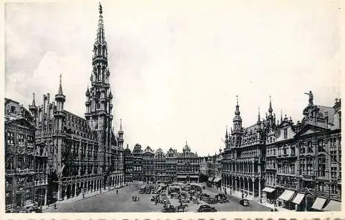 Postcard Belgium Bruxelles town hall
