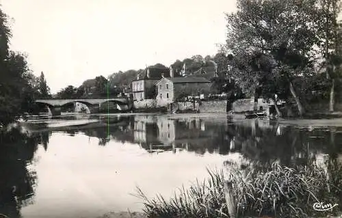 Postcard France Pontailler sur Saone 1957