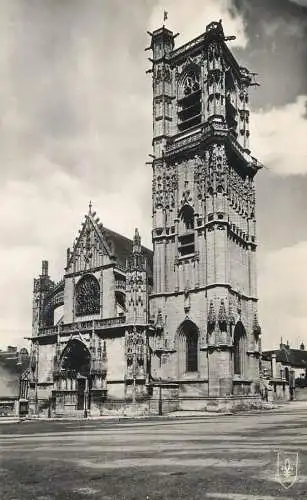 Postcard France Nièvre Clamecy la collegiale Saint Martin