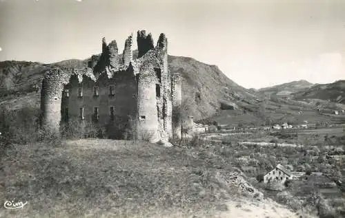 Postcard France Tallard le chateau et vallee de la Durance