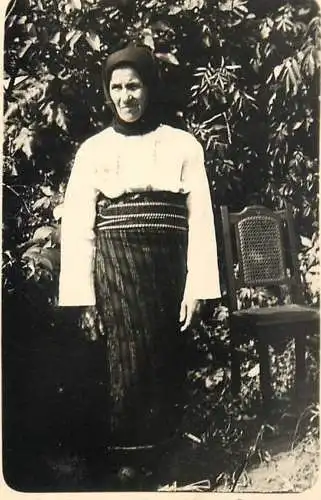 Annonymous person Romania woman folk type