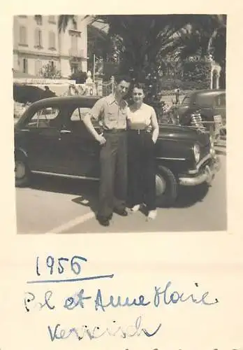 Automobile classic car 1955 Pol et Anne Marie