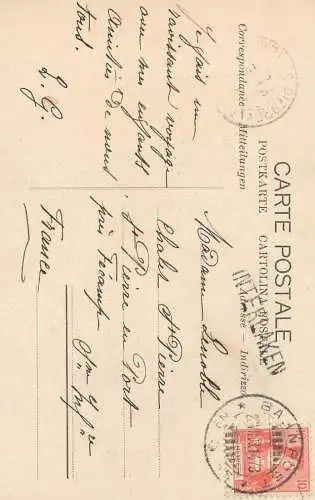 Postcard Switzerland partie im Zermattertal