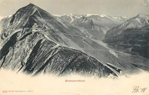 Postcard Switzerland Brienzerrothorn