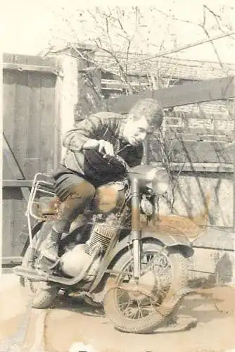 Romania Alba plate annonymous person motorcycle