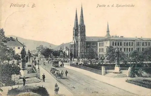 Postcard Germany Freiburg im Breisgau