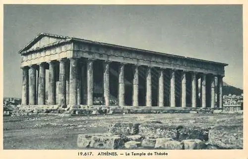 Postcard Greece Athenes le temple de Thesee