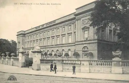 Postcard Belgium Bruxelles le palais des Academies