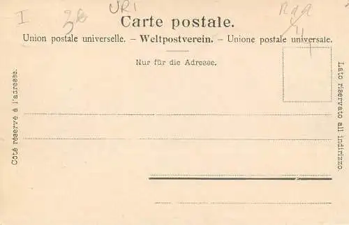 Postcard Switzerland Uri-Rotstock chalet