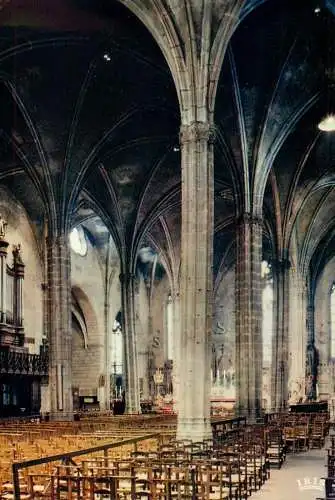 France Limoges L'Eglise Saint Michel des Lions - vue interieure