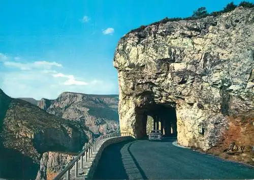 France Gorges du Verdon  La route Varoise Tunnel du Fayet