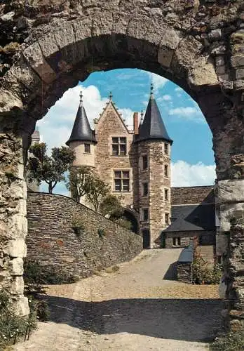 France Angers (Maine et Loire) Le Chatelet - cour interieure du chateau