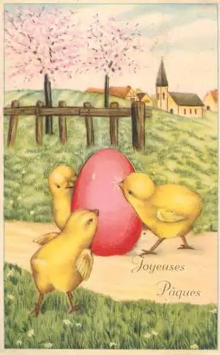 Fantaisie Paques poussins