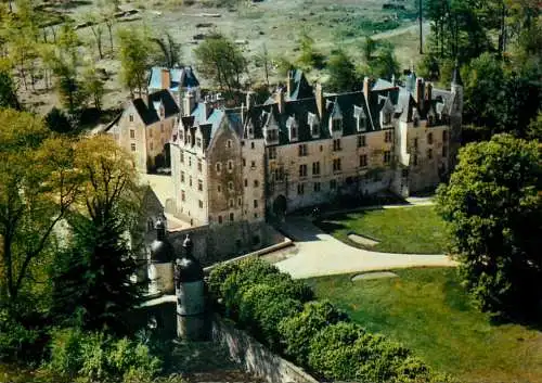 France Bresse-sur-Braye (Sarthe) Chateau de Courtanvaux vue aerienne