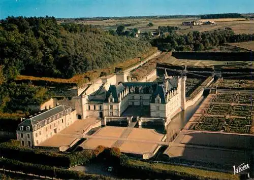 France Villandry vue aerienne du Chateau