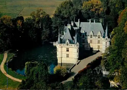 France Azay-le-Rideau vue aerienne du Chateau