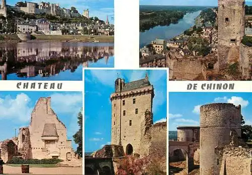 France Chateau de Chinon several views