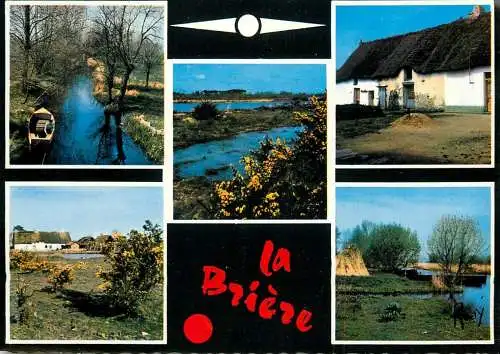 France La Briere marais, chaumieres et paysages brierons