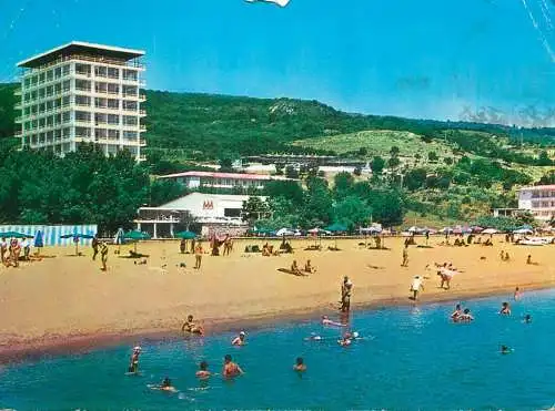 Bulgaria Varna Golden Sands beach view