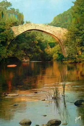 France riviere & pont paysage pittoresque