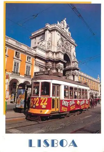 Postcard Portugal Lisboa tram