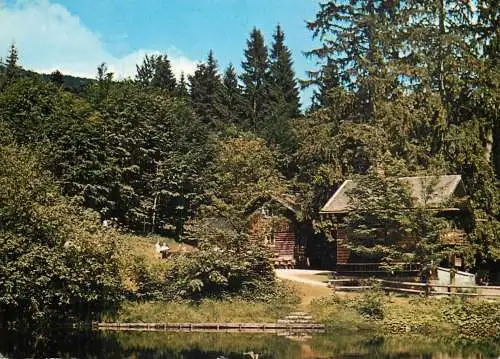 Postcard Austria Racheldiensthutte im Nationalpark Bayer