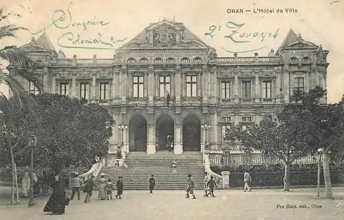 Africa postcard Algeria Oran city hall