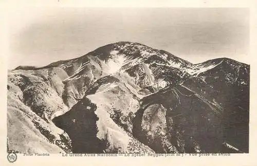 Africa postcard Morocco le grand Atlas Marocain le Djebel Reggou