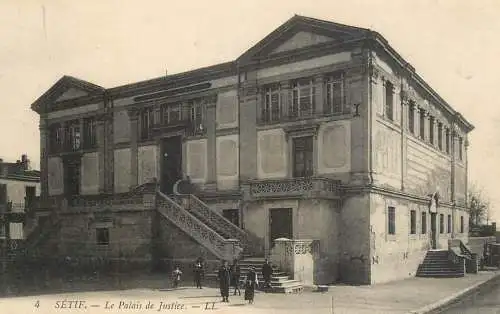 Africa postcard Algeria Sétif le palais de justice