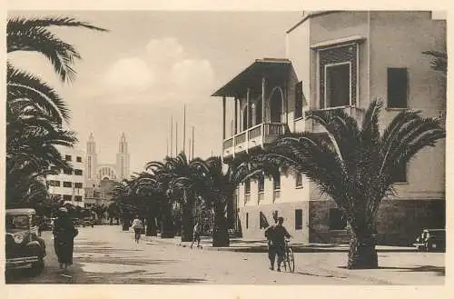 Africa postcard Morocco Casablanca boulevard d'Anfa