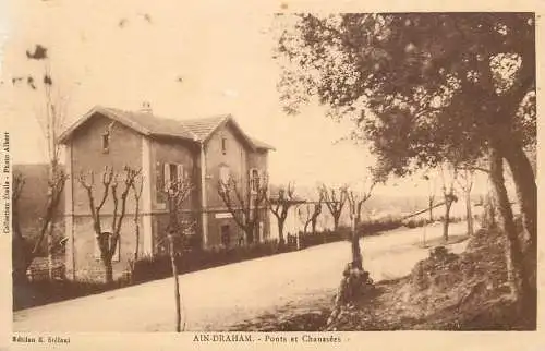 Africa postcard Morocco Ain Draham ponts et Chaussees