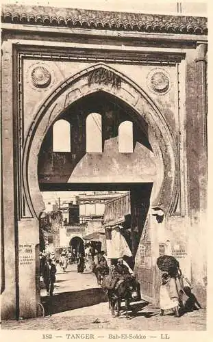 Africa postcard Morocco Tanger Bab El Sokko