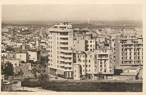 Africa postcard Morocco Casablanca panorama du quartier de Sidi Belioud