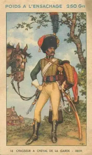 Chasseur a cheval de la garde uniforme militaire