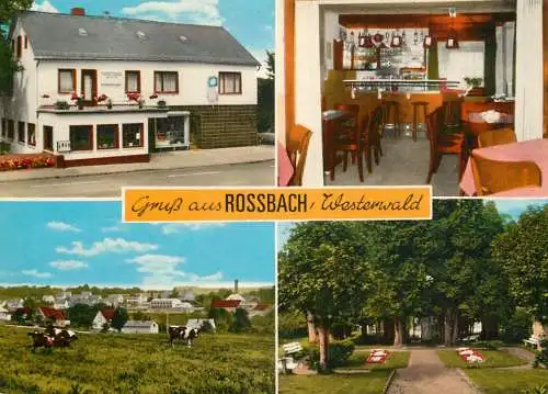 Postcard Germany Grub aus Rossbach Westerwald