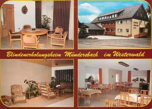 Postcard Germany Blindeuerholungshein Mundersbach im Westerwald