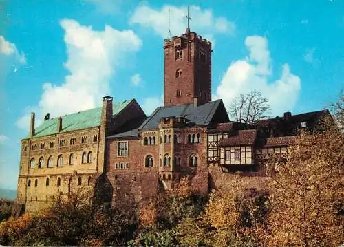 Postcard Germany Eisenach castle