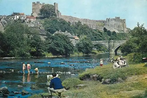 Postcard United Kingdom England River Swale at Richmond