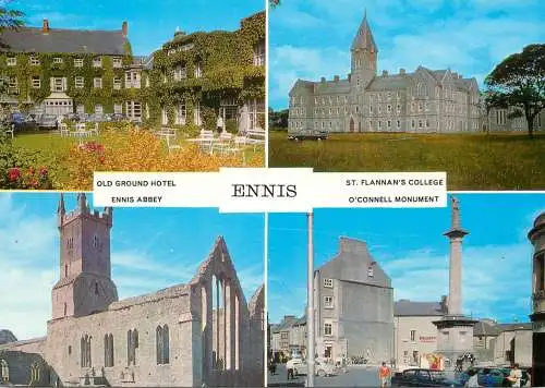 Postcard United Kingdom Ireland Ennis abbey