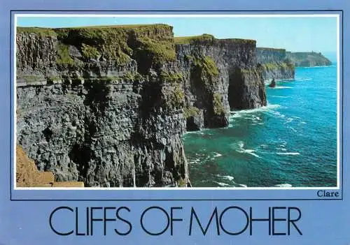 Postcard United Kingdom Ireland (Cliffs of Moher)