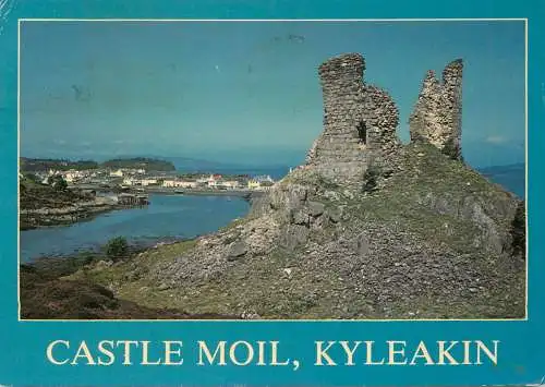 Postcard United Kingdom Scotland Kyleakin castle Moil
