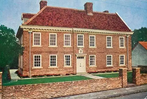 Postcard United Kingdom England Epworth old rectory