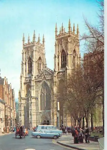 Postcard United Kingdom England York Leeman road cathedral