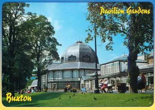 Postcard United Kingdom England Buxton pavilion gardens